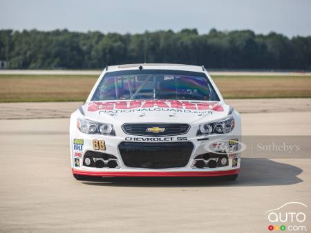 Chevrolet Impala NASCAR car driven by Dale Earnhardt Jr., front